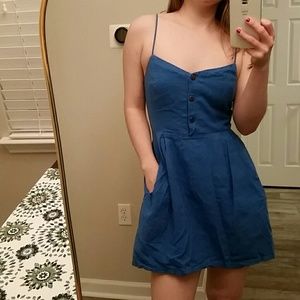 Light blue spring dress